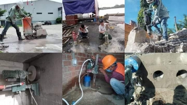 khoan cắt bê tông Đức Trọng